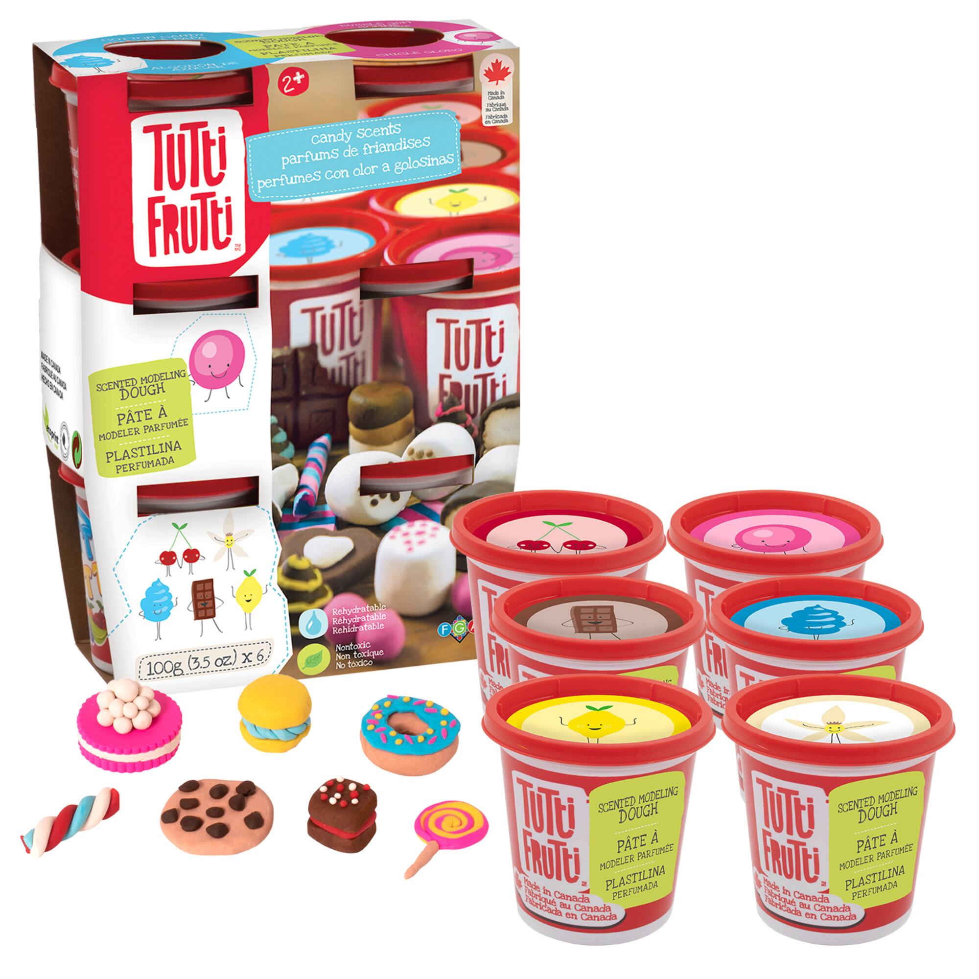 Tutti Frutti® Candy Scented Modeling Dough Tubs